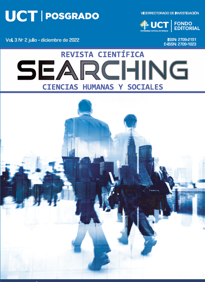 					Ver Vol. 3 Núm. 2 (2022): Revista Científica SEARCHING de Ciencias Humanas y Sociales
				